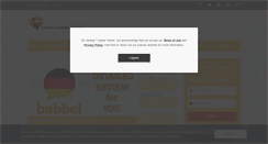 Desktop Screenshot of learngermancoach.com